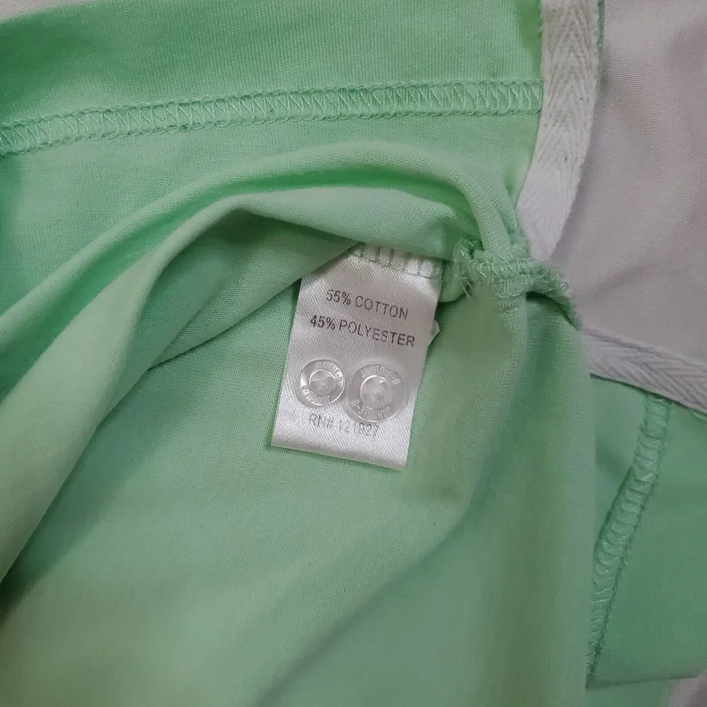 Johnnie-O Green Short Sleeve Polo Shirt Providence St. Mel Embroidered Size L‎